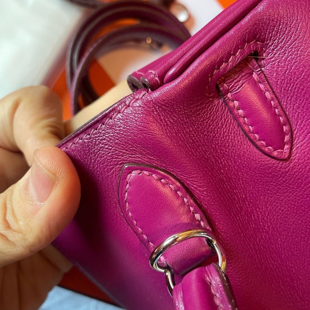 Hermes Kelly 25 Bag in Purple - Picture 14 of 15